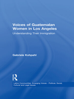 cover image of Voices of Guatemalan Women in Los Angeles